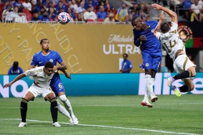 Atacante do Chelsea ficou somente quatro minutos em campo - (crédito: Foto: Getty images) Atacante do Chelsea ficou somente quatro minutos em campo - (crédito: Foto: Getty images)