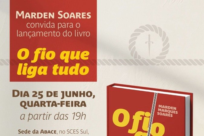 Capa do Livro O Fio Que Liga Tudo - (crédito: Divulgação) Capa do Livro O Fio Que Liga Tudo - (crédito: Divulgação)