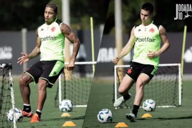David e Estrella tentam se recuperar para ficar à disposição do técnico Fernando Diniz - (crédito: Fotos: Matheus Lima/Vasco) David e Estrella tentam se recuperar para ficar à disposição do técnico Fernando Diniz - (crédito: Fotos: Matheus Lima/Vasco)