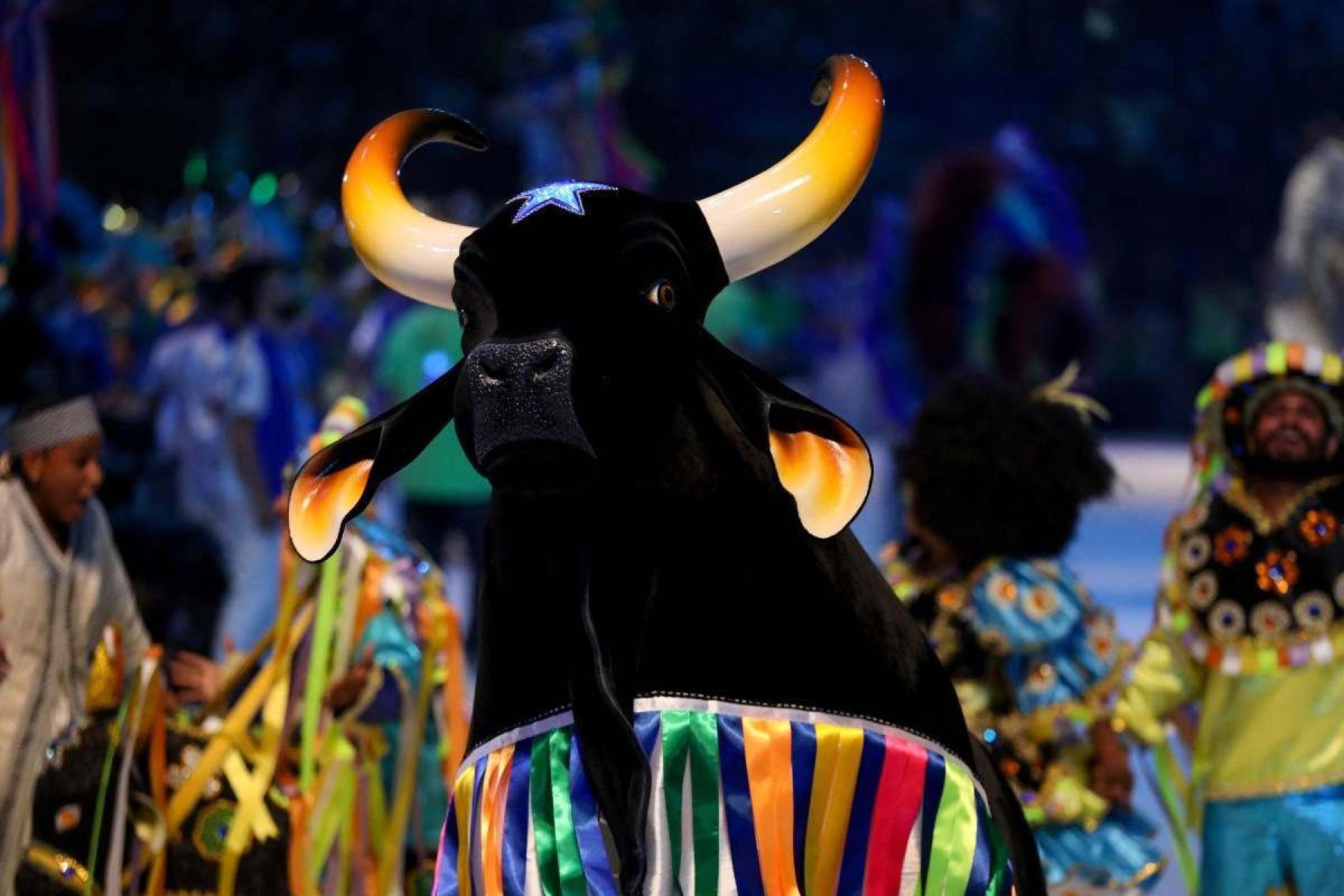  Apresentação do Boi Caprichoso no Bumbódromo no Festival de Parintins 2024      