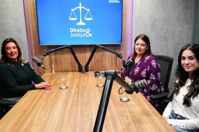 Na estreia do podcast do caderno Direito&Justiça, as jornalistas Ana Maria Campos e Maria Eduarda Lavocat entrevistam Renata Gil, conselheira do CNJ
     -  (crédito:  Guilherme Felix CB/DA Press)