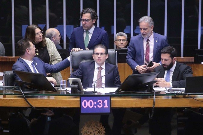Na votação na Câmara, o projeto foi aprovado por 383 votos a 98: governo se disse surpreso com a marcação da análise em plenário -  (crédito: Bruno Spada/Câmara dos Deputados)