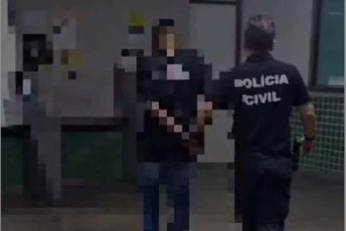 Homem foi preso em flagrante - (crédito: PCDF/Divulgação) Homem foi preso em flagrante - (crédito: PCDF/Divulgação)