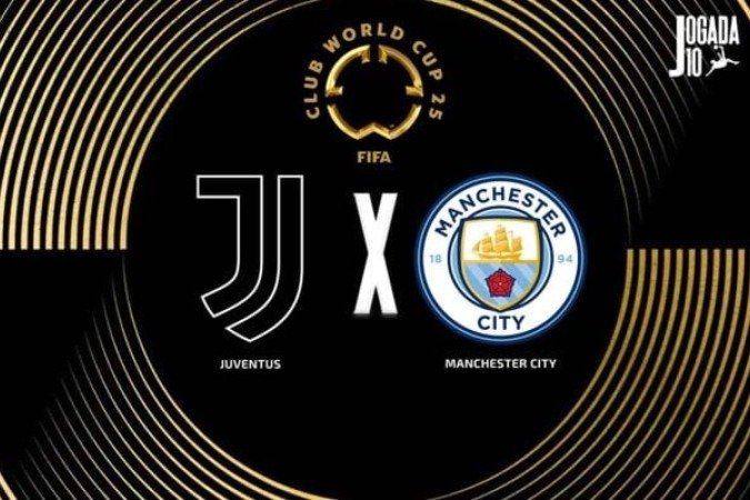 Juventus e Manchester City fazem confronto direto pela liderança do Grupo G - (crédito: Arte: Jogada10) Juventus e Manchester City fazem confronto direto pela liderança do Grupo G - (crédito: Arte: Jogada10)