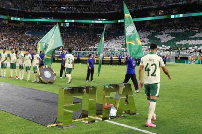 Palmeiras ainda não convenceu neste Mundial de Clubes -  (crédito: Foto: Cesar Greco/Palmeiras)