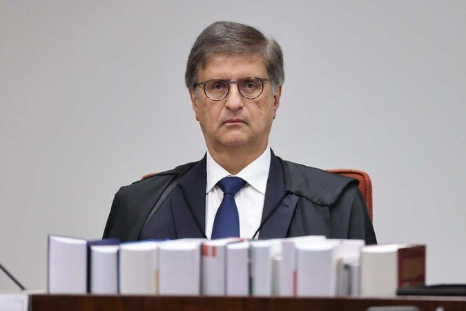 Paulo Gonet no STF durante interrogatório dos réus da ação penal que apura tentativa de golpe de Estado -  (crédito: Ton Molina/STF)