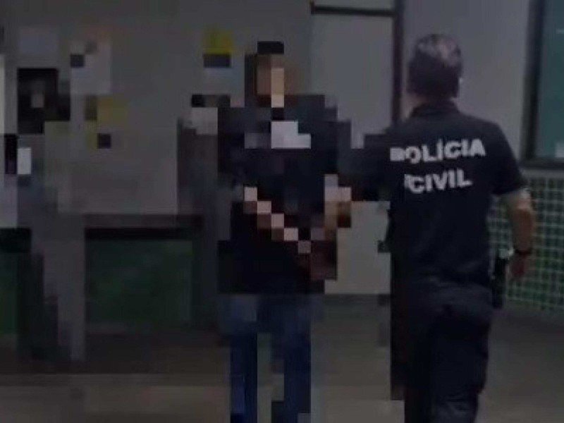 Homem foi preso em flagrante -  (crédito: PCDF/Divulgação)