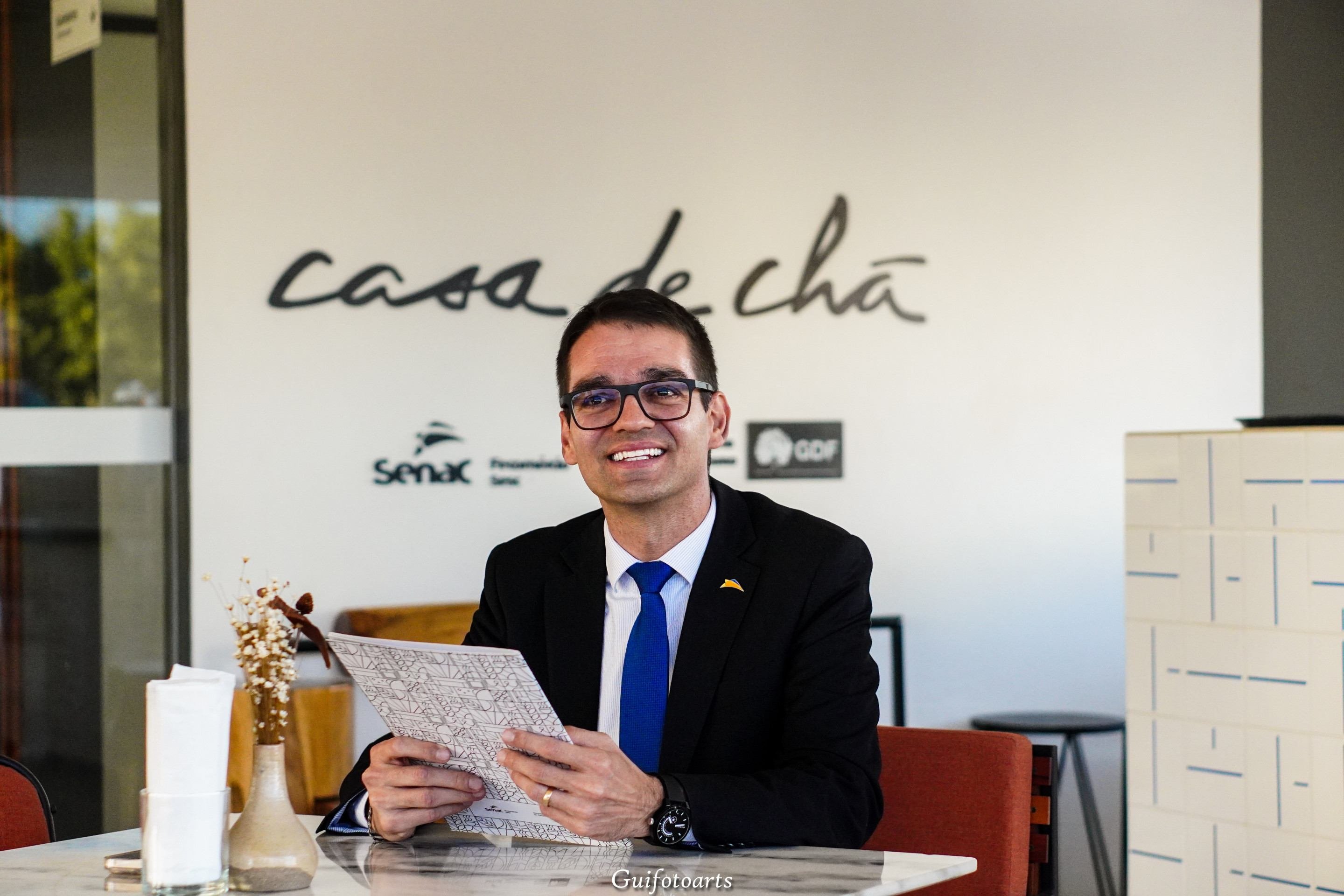  25/06/2025. Guilherme Felix CB/DA Press. 1 ano Casa de ch... Vitor Correa diretor regional Senac.     