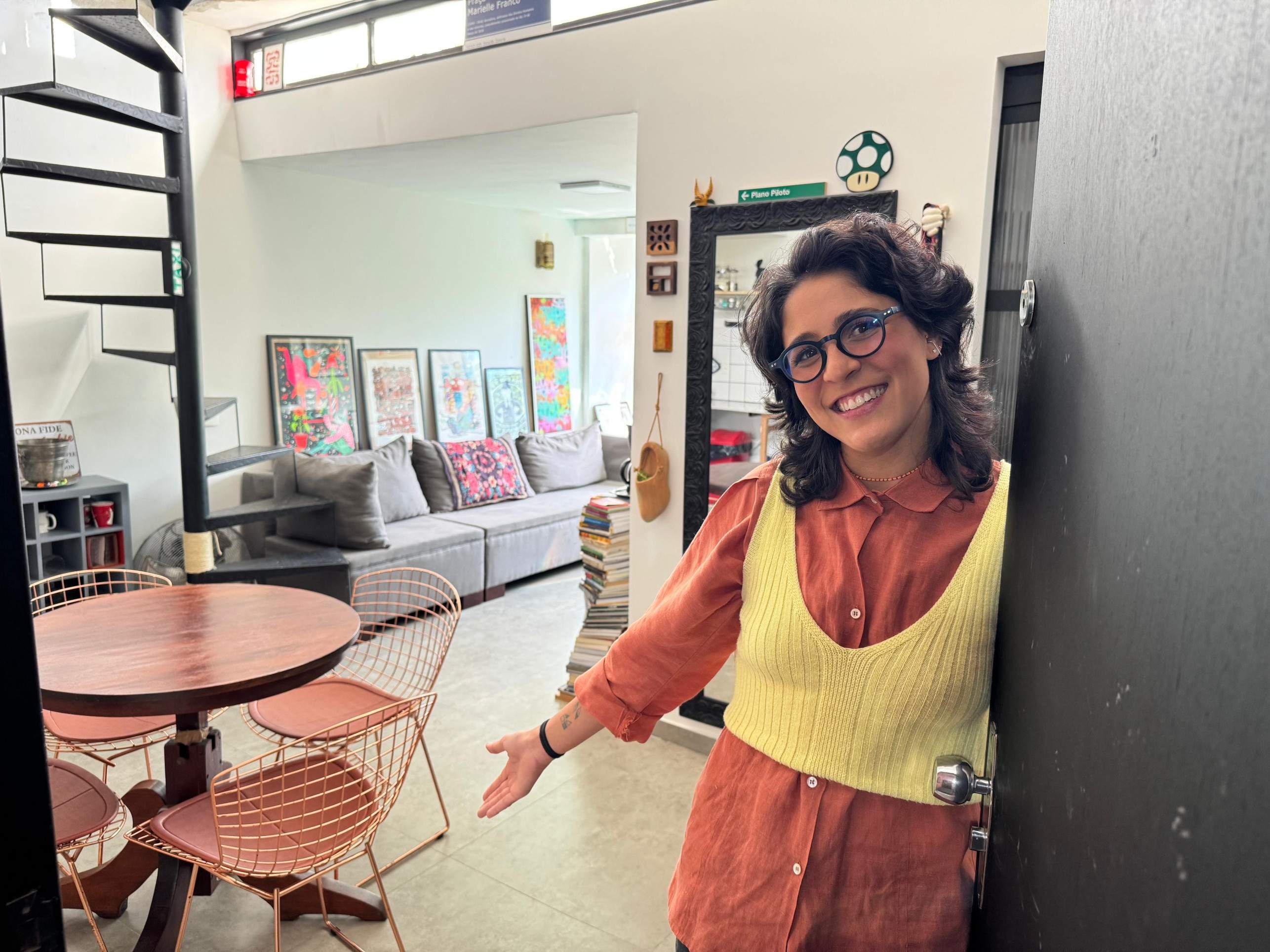 A psic&oacute;loga Luana Alcantara juntou dinheiro para comprar seu apartamento