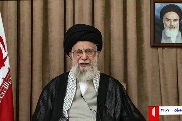Ali Khamenei culpou Trump por mortes em protestos no Irã -  (crédito: khamenei.ir/AFP)