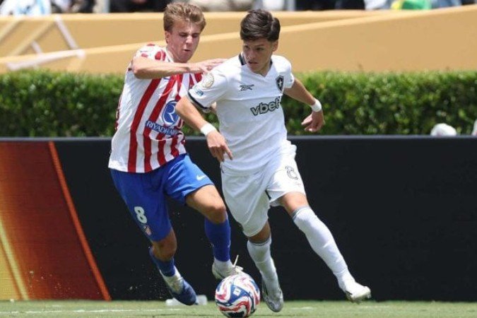 Montoro saiu do banco de reservas e correspondeu contra o Atlético de Madrid  -  (crédito: Foto: Vitor Silva/Botafogo)