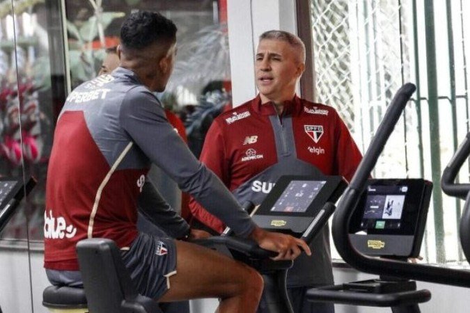 Crespo inicia segunda passagem pelo São Paulo -  (crédito: Foto: Rubens Chiri / São Paulo FC)