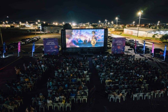 O Cinema Inflável acontece no Brasil desde 2013. -  (crédito: Pipous Menezs)
