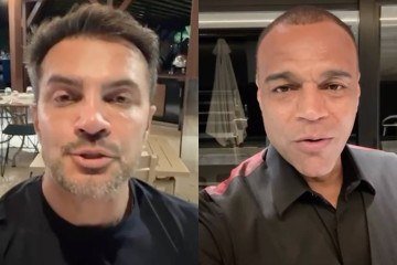 Denílson e Falcão se enfrentam em Betim na 6ª edição do Legends Game Brasil
 -  (crédito: Reprodução Instagram )