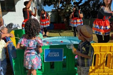  A festa foi realizada de forma gratuita para todas as famílias -  (crédito: Roberta Leite)
