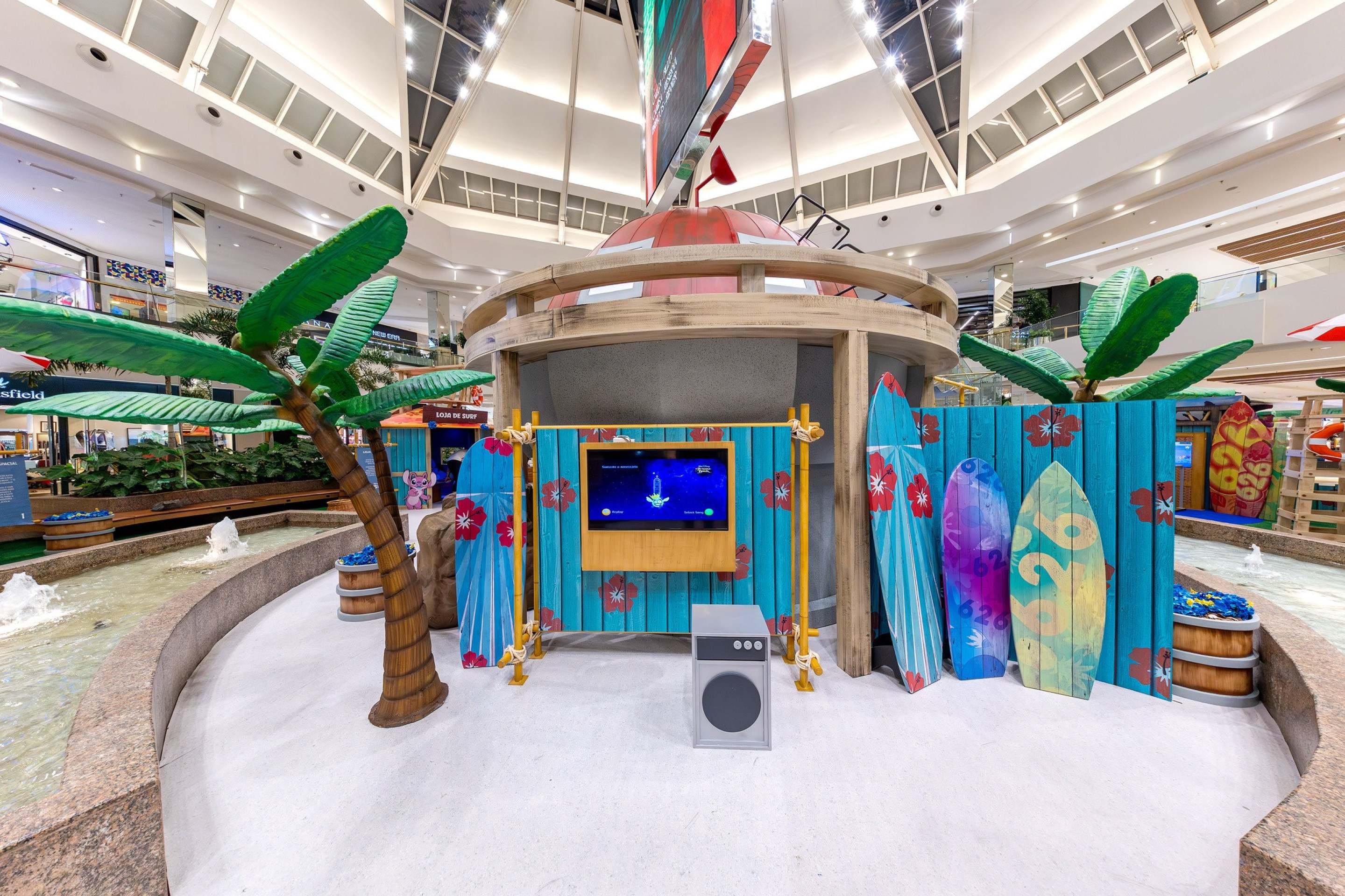 Arena Lilo & Stitch fica no ParkShopping até o dia 27 de julho