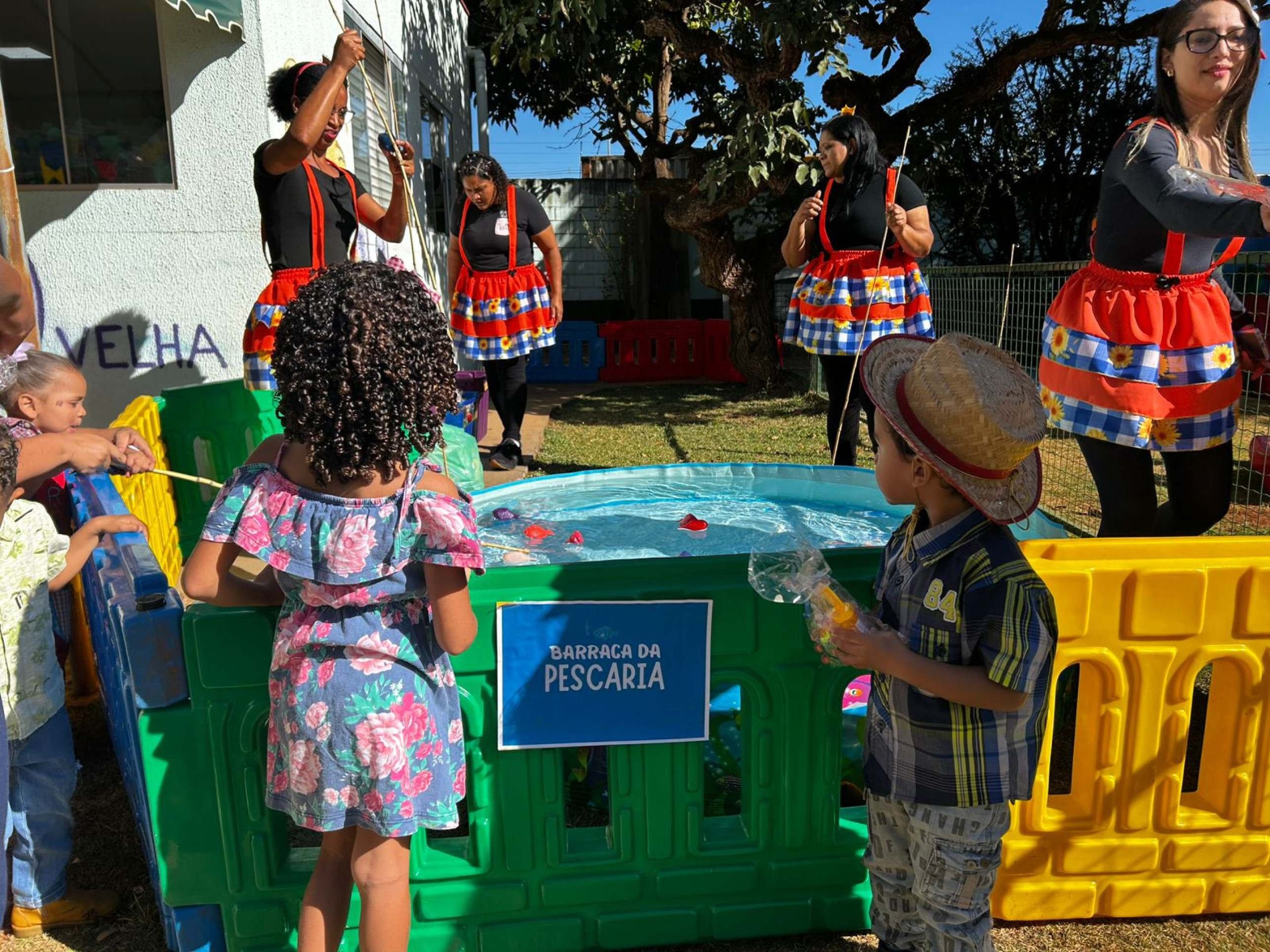 Instituto realiza festa junina para crianças em situação de vulnerabilidade