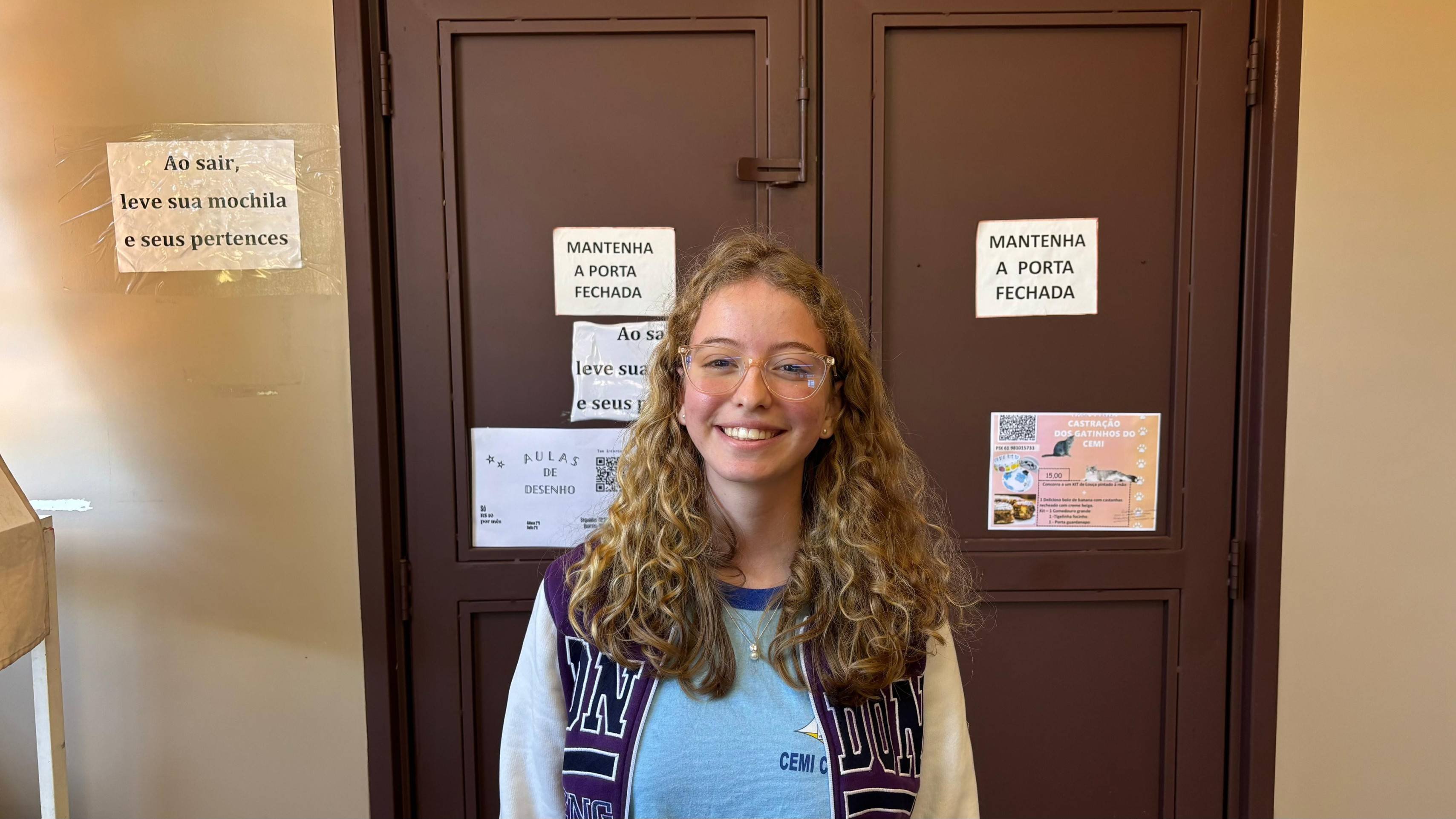 Lívia Santos quer seguir os passos do pai, sua referência máxima na área.