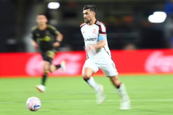 Arrascaeta é um dos destaques do Flamengo na disputa do Mundial de Clubes -  (crédito: Foto: Gilvan de Souza/Flamengo)