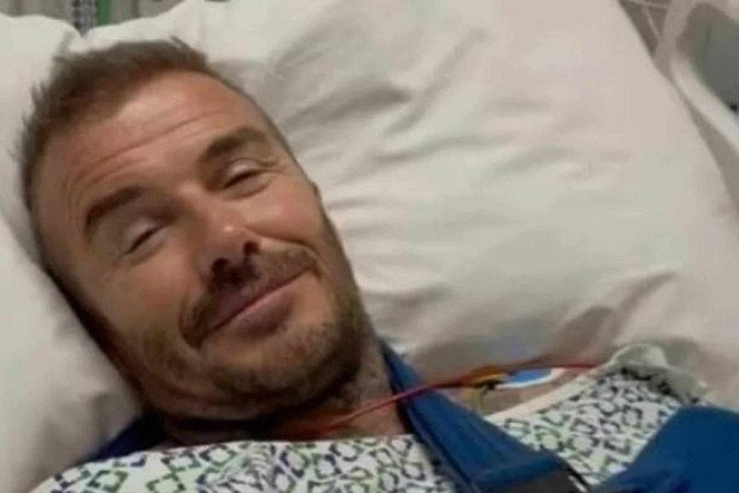 Beckham foi operado para corrigir problema no punho - (crédito: Reprodução de Vídeo) Beckham foi operado para corrigir problema no punho - (crédito: Reprodução de Vídeo)