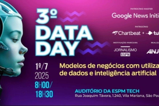 DATA DAY reúne jornalistas para debater dados e IA no jornalismo brasileiro