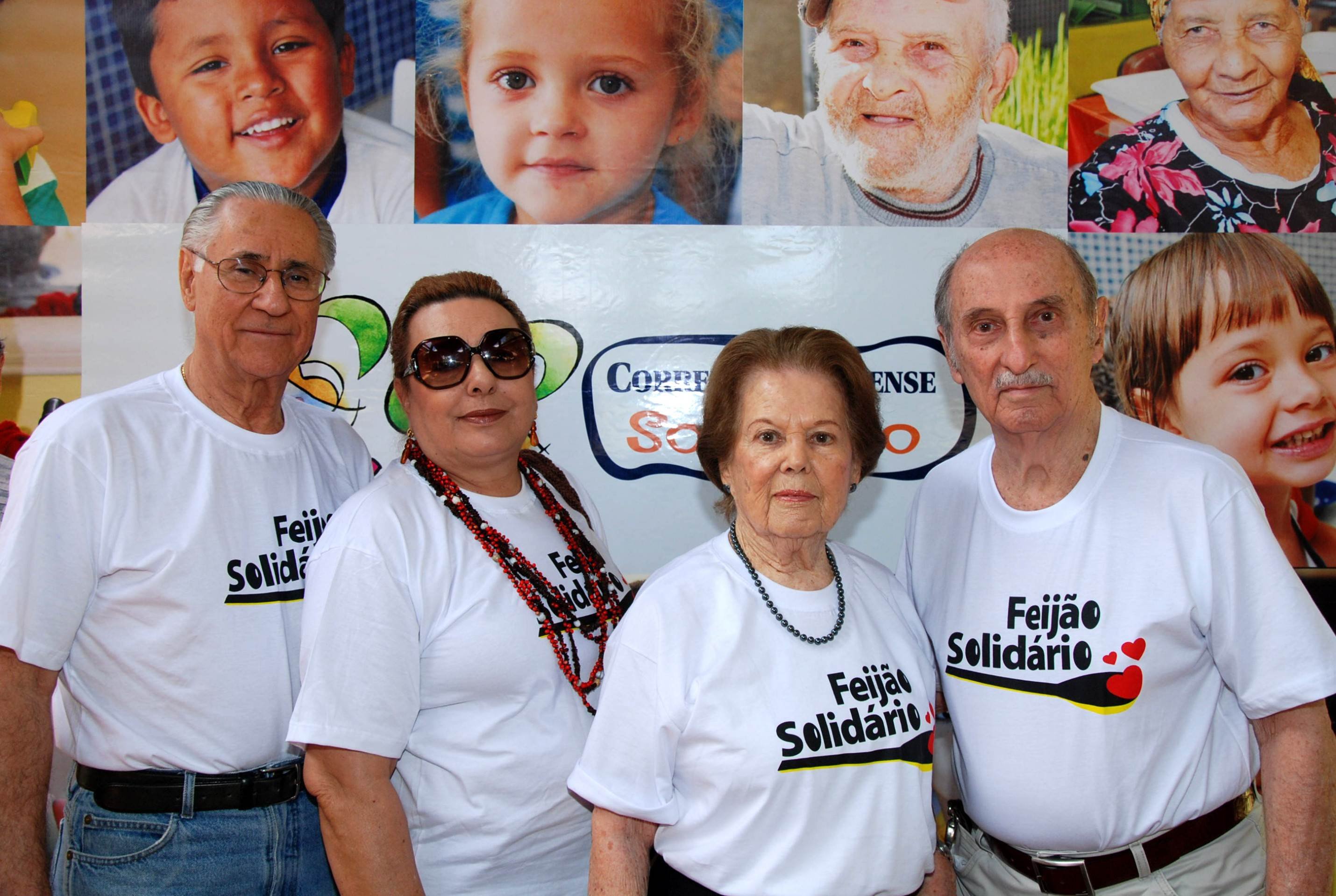  17/09/2011 — Zely e José Ornellas durante o Feijão Solidário de 2011