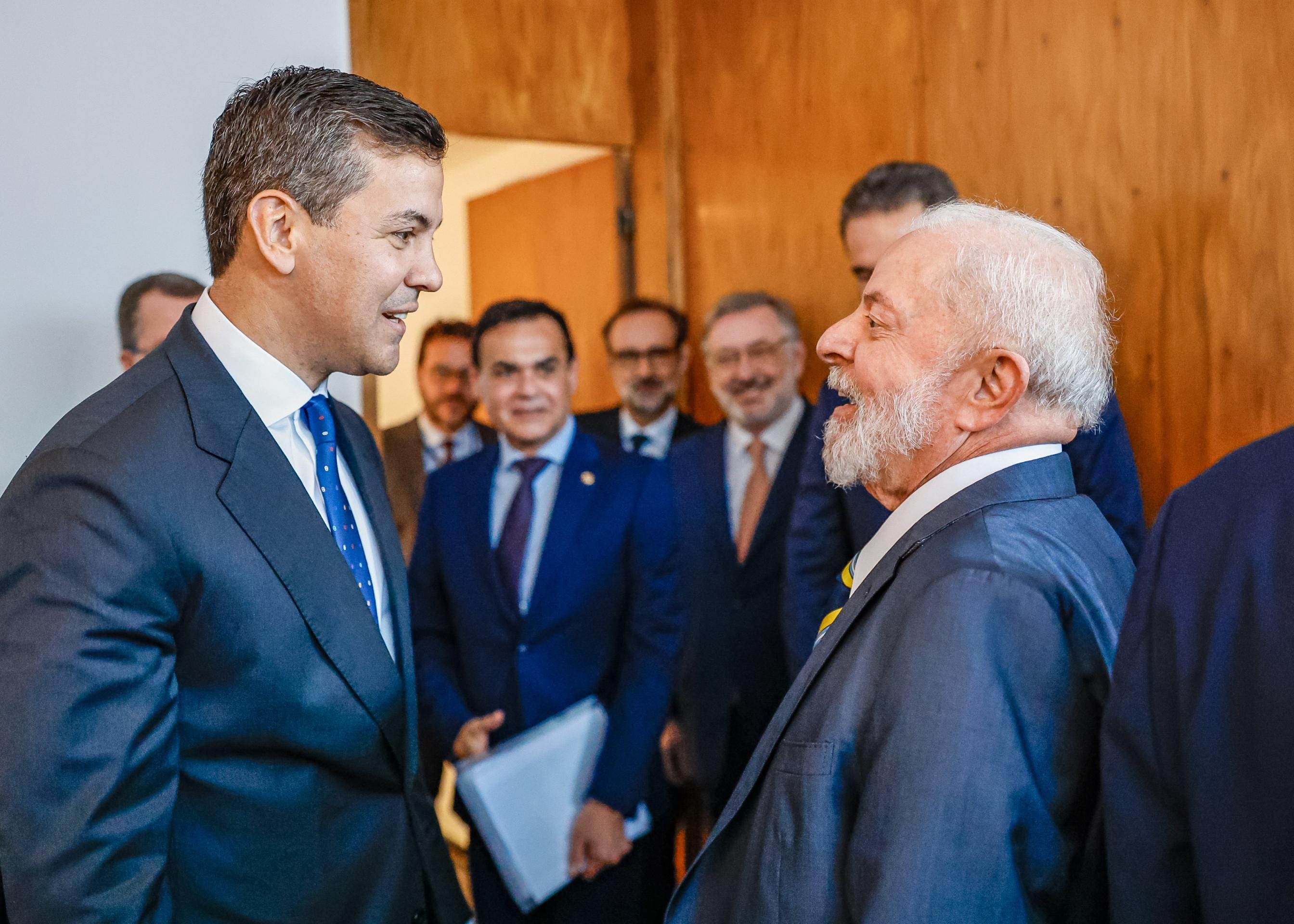Operação da Abin contra autoridades paraguaias traz ruídos ao diálogo entre Santiago Peña e Lula -  (crédito: Ricardo Stuckert / PR)