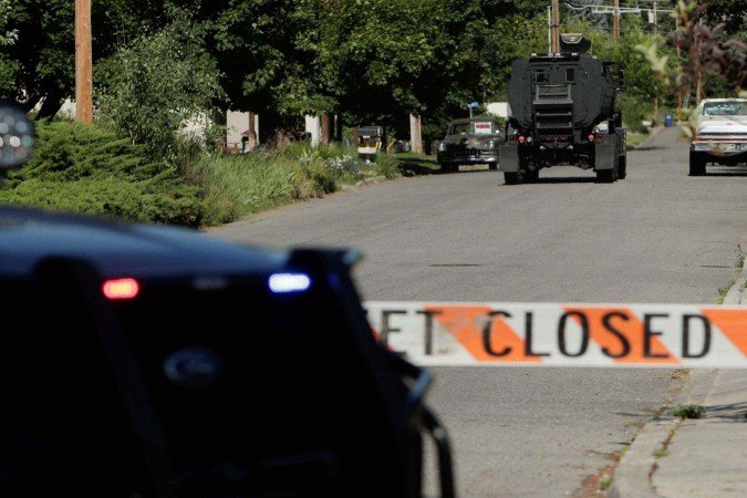 Fumaça do incêndio na área de Canfield Mountain, nos arredores de Coeur d'Alene, Idaho -  (crédito: Reuters)