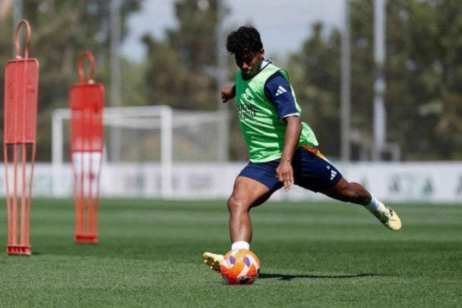 Endrick chega aos EUA para a disputa do Mundial de Clubes - (crédito: Sara Gordon/Real Madrid) Endrick chega aos EUA para a disputa do Mundial de Clubes - (crédito: Sara Gordon/Real Madrid)