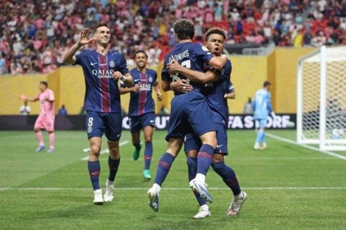 PSG abriu 4 a 0 logo na primeira etapa  -  (crédito: Foto: Divulgação/FIFA)