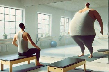 A pessoa que sofre o transtorno procura e encontra falhas em seu corpo 
 -  (crédito: Reprodução/ Pinterest )