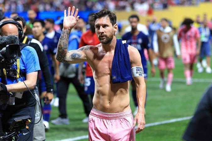 Lionel Messi marcou um gol no jogo da fase de grupos contra o Porto  -  (crédito: Getty Images)