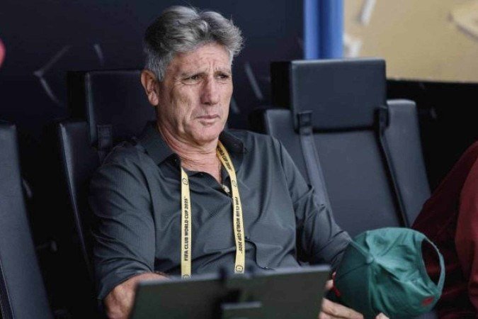 Renato Gaúcho durante a partida gigante de sua equipe - (crédito: Foto: Lucas Merçon / FFC) Renato Gaúcho durante a partida gigante de sua equipe - (crédito: Foto: Lucas Merçon / FFC)