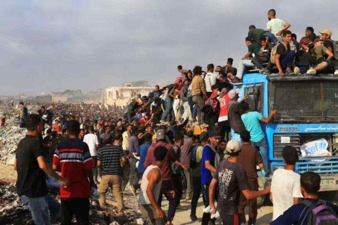 Como está a situação em Gaza um mês após início de polêmico sistema de distribuição de ajuda humanitária - (crédito: BBC) Como está a situação em Gaza um mês após início de polêmico sistema de distribuição de ajuda humanitária - (crédito: BBC)