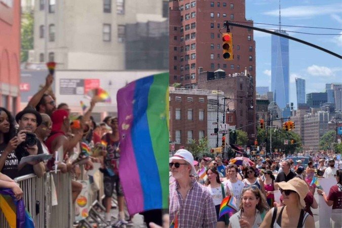 Marcha do Orgulho de Nova York -  (crédito: Reprodução/Instagram @nycpride)