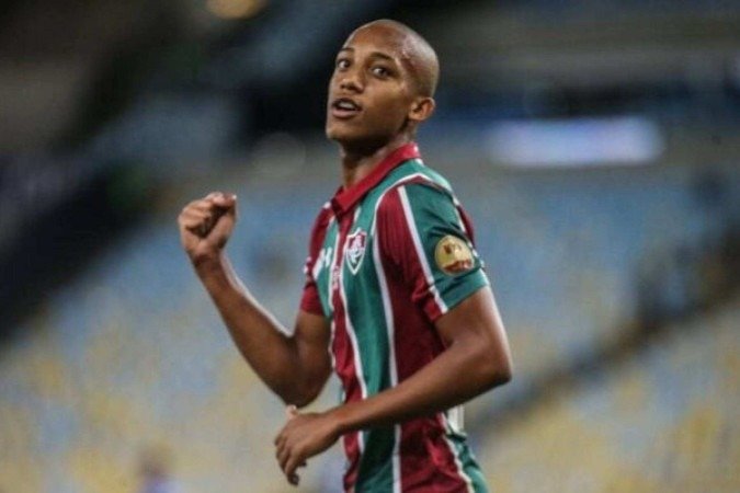 João Pedro na época em que defendia as cores do Fluminense, clube que o revelou - (crédito: Foto: Lucas Merçon/Fluminense) João Pedro na época em que defendia as cores do Fluminense, clube que o revelou - (crédito: Foto: Lucas Merçon/Fluminense)