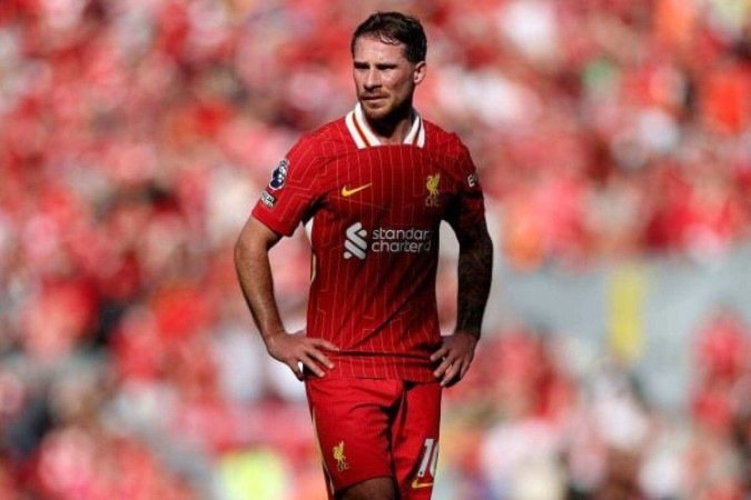 Mac Allister em ação com a camisa do Liverpool - (crédito: Foto: Divulgação) Mac Allister em ação com a camisa do Liverpool - (crédito: Foto: Divulgação)