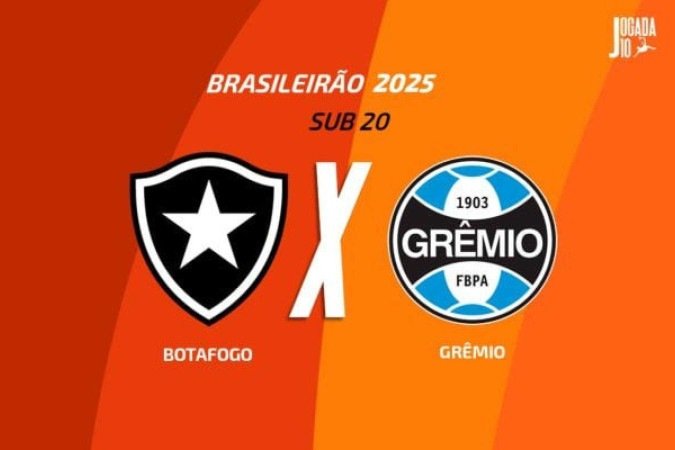 Botafogo enfrenta o Grêmio, no Colosso do Subúrbio, pela rodada 16 do BR Sub-20  -  (crédito: Foto: Arte Jogada10)