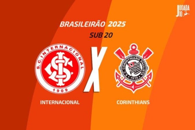 Internacional e Corinthians têm objetivos diferentes no Brasileirão Sub-20  -  (crédito: Foto: Arte/Jogada10)