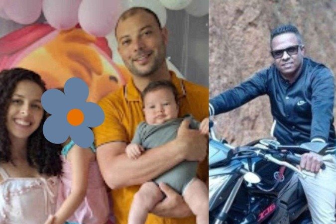 Da esquerda para a direita: Mariana Lordeiro, Walace Almeida, Thales Lordeiro Almeida (filho do casal) e o motorista Francisco Alves de Oliveira - (crédito: Reprodução/Redes sociais) Da esquerda para a direita: Mariana Lordeiro, Walace Almeida, Thales Lordeiro Almeida (filho do casal) e o motorista Francisco Alves de Oliveira - (crédito: Reprodução/Redes sociais)