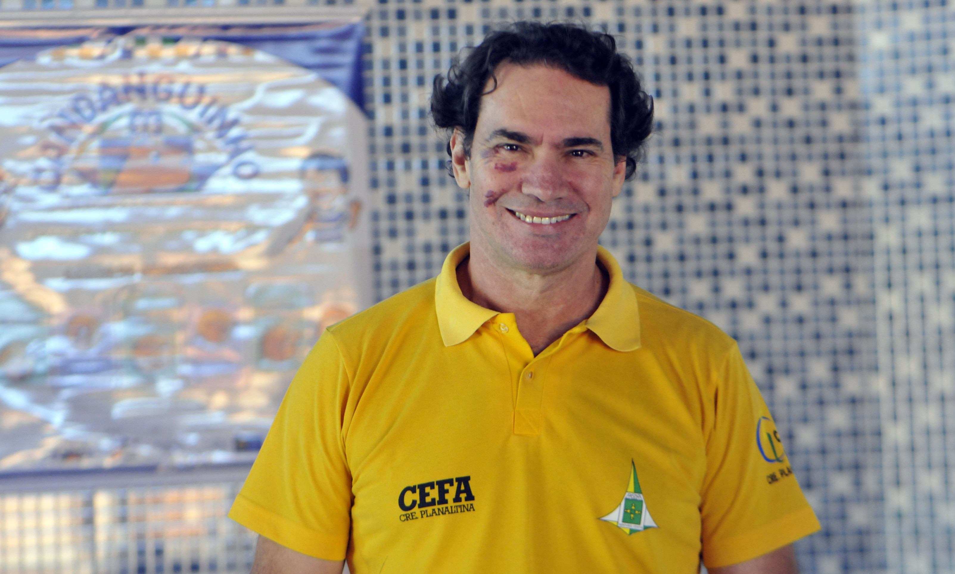  02/07/.2025 Ed Alves CB/DA Press. Cidades. Conversa - Palestra - Caravana Literaria - 3º Premio Candanguinho de Poesia Infantojuvenil no CEF do Arapoanga. Com a jovem escritora Elise Feitosa.  Na foto, Diretor Jordenes Silva. 