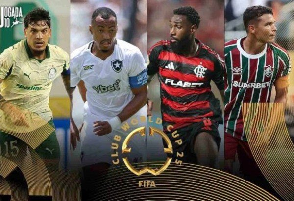 Fotos: Cesar Greco/Palmeiras / Vitor Silva/Botafogo / Gilvan de Souza/Flamengo / Lucas Merçon/Fluminense