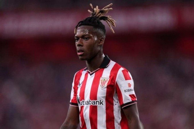 Bayern de Munique ofereceu um salário anual de 12 milhões de euros (R$ 76,8 milhões) para Nico Williams - (crédito: Foto: Juan Manuel Serrano Arce/Getty Images) Bayern de Munique ofereceu um salário anual de 12 milhões de euros (R$ 76,8 milhões) para Nico Williams - (crédito: Foto: Juan Manuel Serrano Arce/Getty Images)