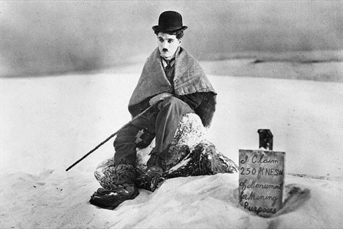 Charles Chaplin em Em busca do ouro - (crédito: United Artists) Charles Chaplin em Em busca do ouro - (crédito: United Artists)