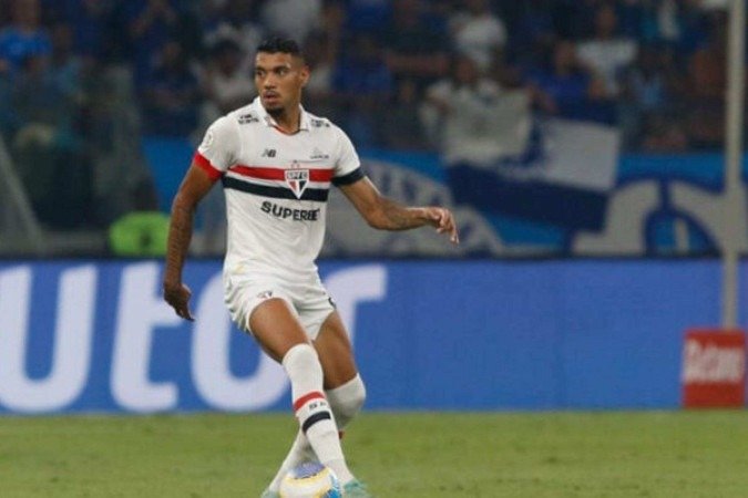 Ruan Tressoldi se despede do São Paulo - (crédito: Foto: Rubens Chiri/Saopaulofc.net) Ruan Tressoldi se despede do São Paulo - (crédito: Foto: Rubens Chiri/Saopaulofc.net)