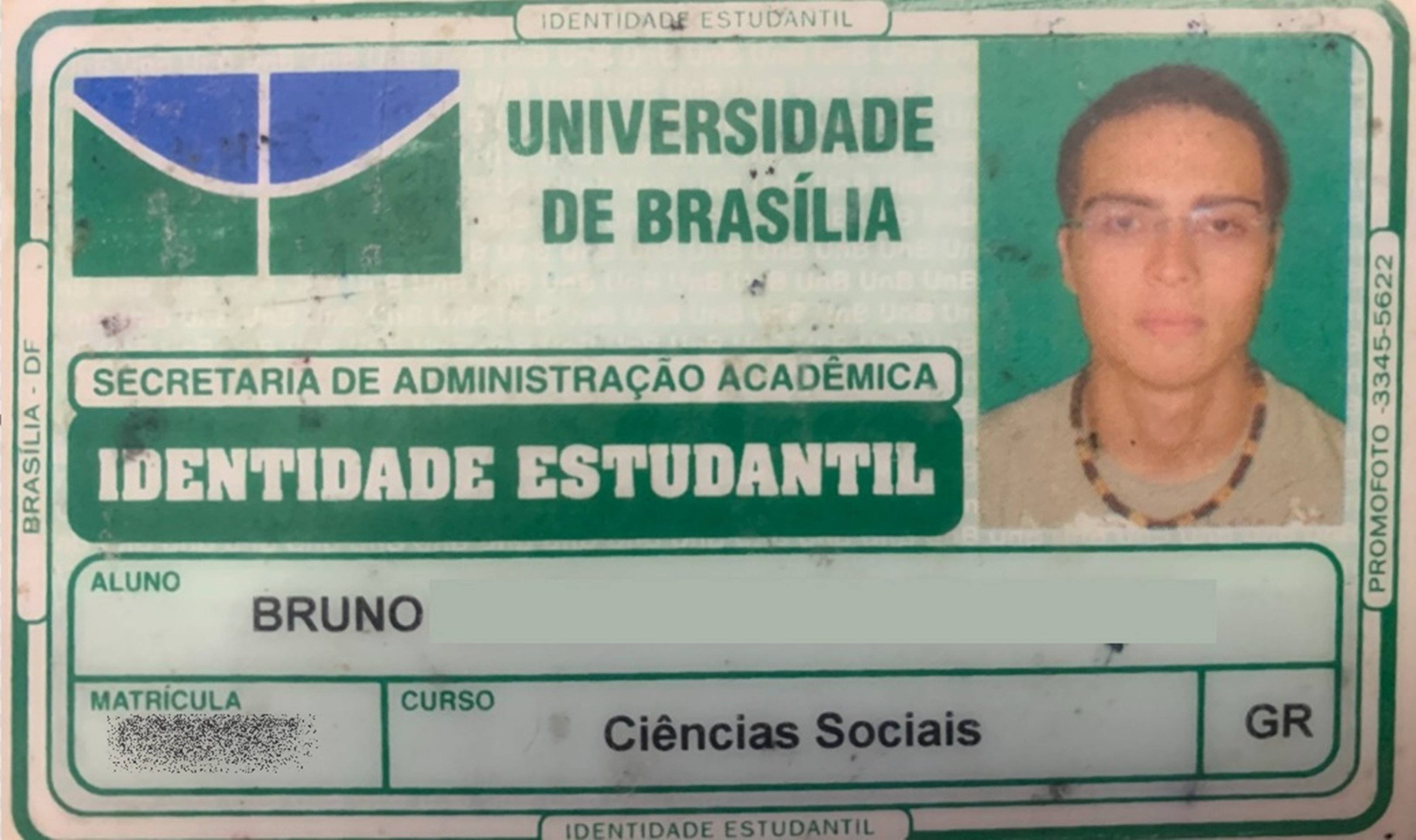 Carteirinha da Universidade  de Brasília
