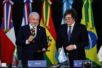 Crise foi desencadeada após declarações de Milei contra Lula durante a convenção nacional do PL - (crédito: Ricardo Stuckert/PR) Crise foi desencadeada após declarações de Milei contra Lula durante a convenção nacional do PL - (crédito: Ricardo Stuckert/PR)