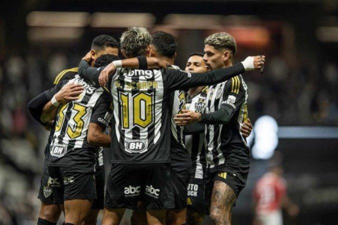 Atlético é o time com menos derrotadas na temporada - (crédito: Foto: Pedro Souza / Atlético) Atlético é o time com menos derrotadas na temporada - (crédito: Foto: Pedro Souza / Atlético)