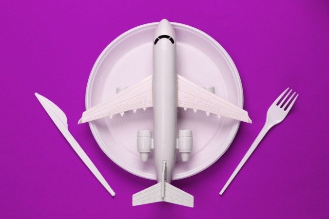 A alimentação antes e durante o voo determina a experiência a bordo (Imagem: Vladimir Sukhachev | Shutterstock) - (crédito: EdiCase) A alimentação antes e durante o voo determina a experiência a bordo (Imagem: Vladimir Sukhachev | Shutterstock) - (crédito: EdiCase)