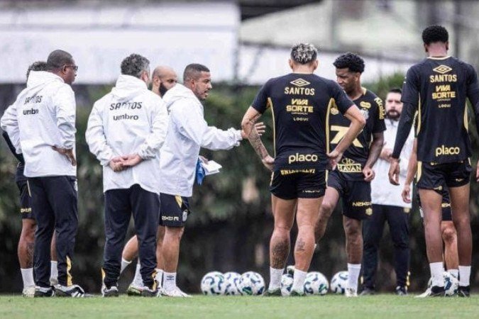 Santos segue preparação visando retorno no Campeonato Brasileiro - (crédito: Foto: Raul Baretta/ Santos FC.) Santos segue preparação visando retorno no Campeonato Brasileiro - (crédito: Foto: Raul Baretta/ Santos FC.)